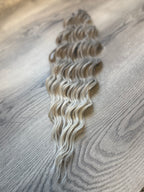 Ash to light ombré loose waves