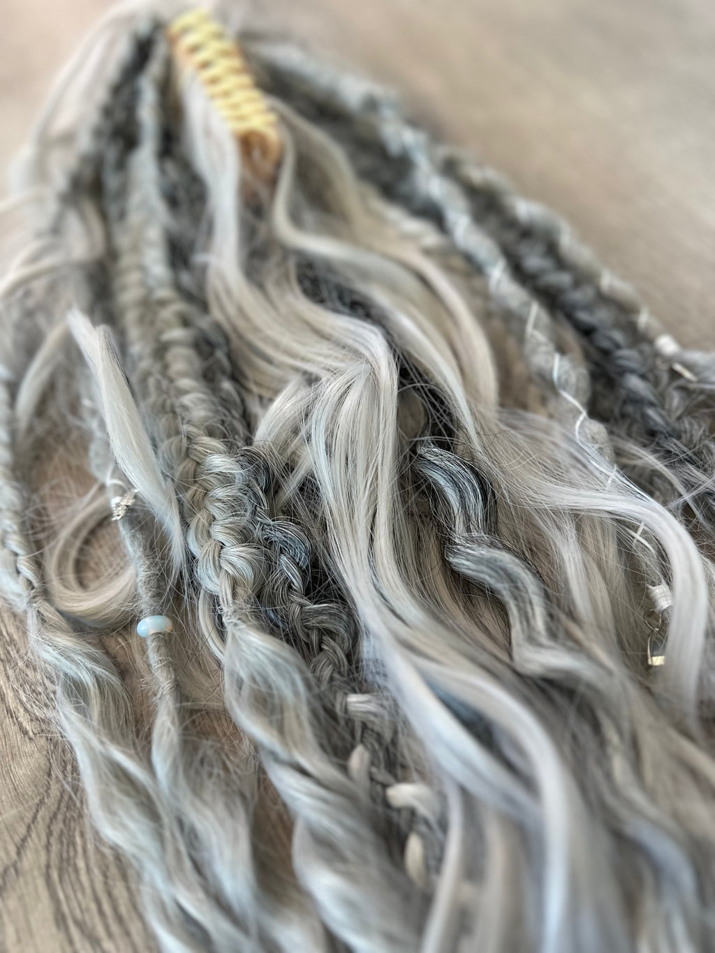 Dready Clip-In Silver