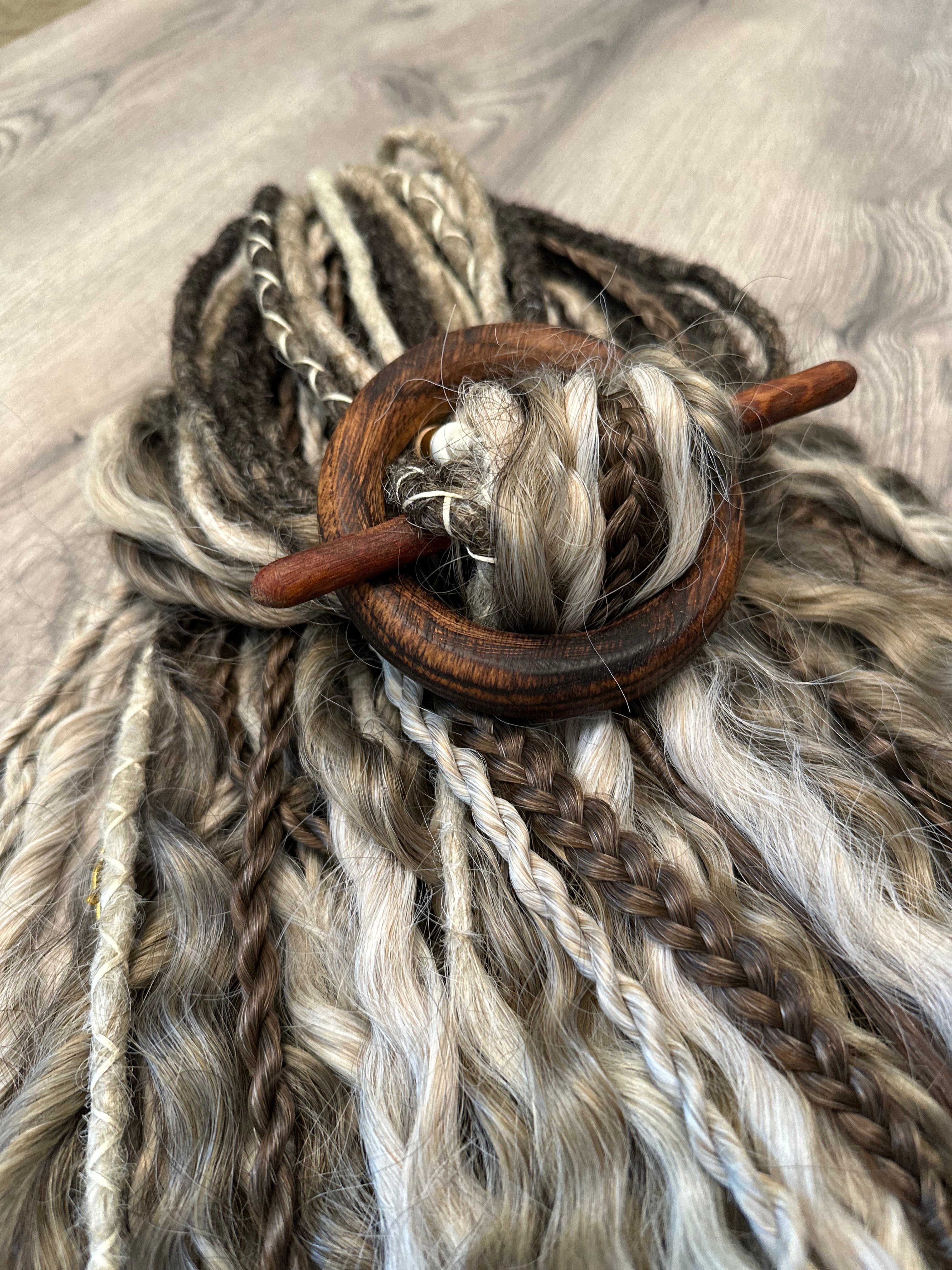 Dreddish Pin Wooden Dread Pin – Dreaded Society