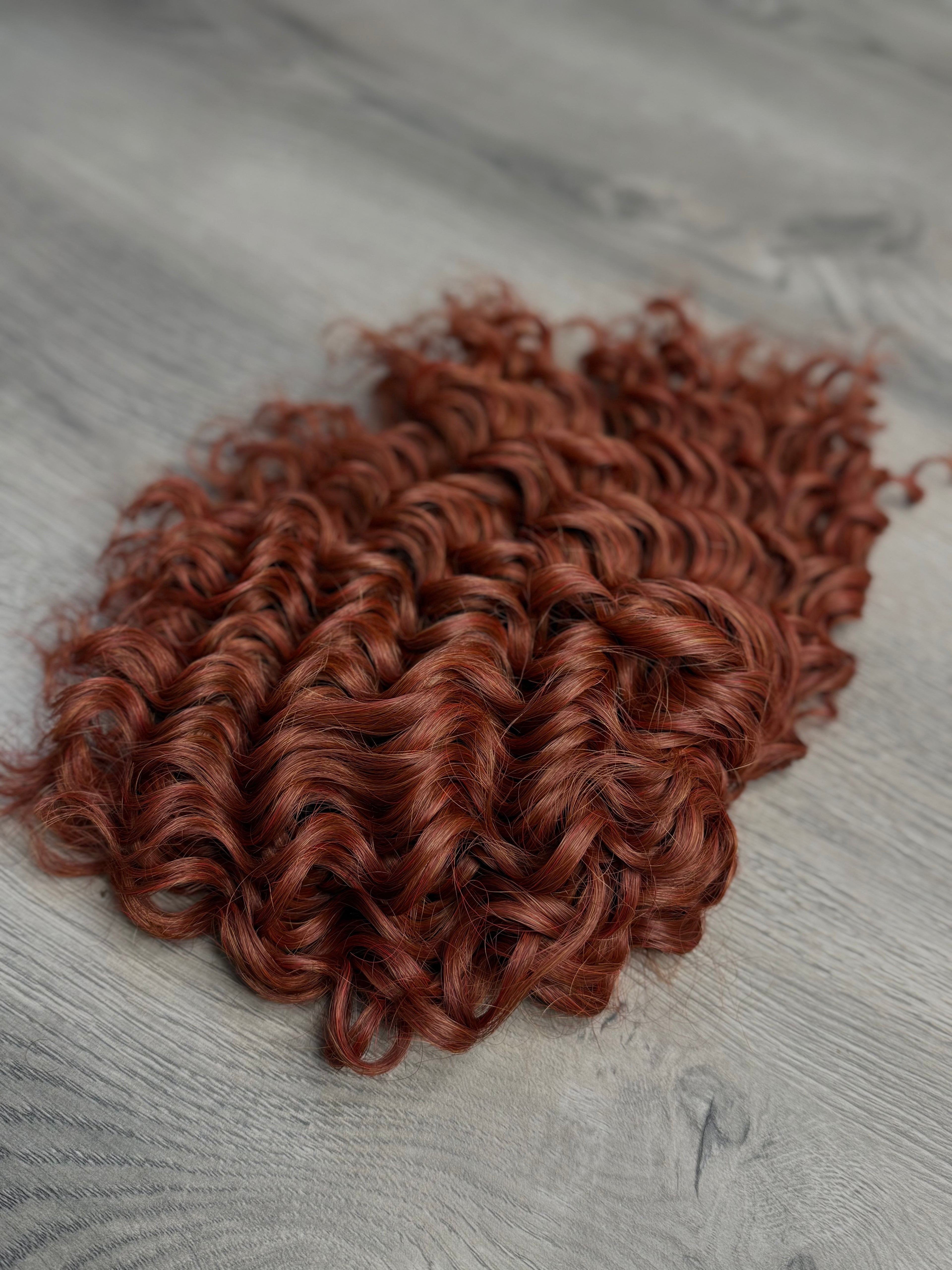 Copper 9” curly